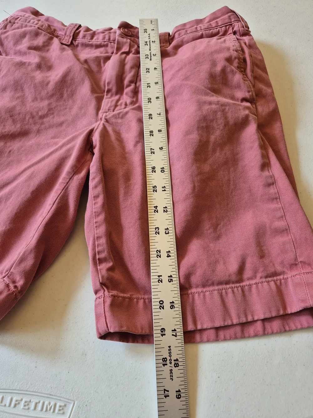 J. Crew Men's Salmon Pink Flat Front Chino Shorts 4900